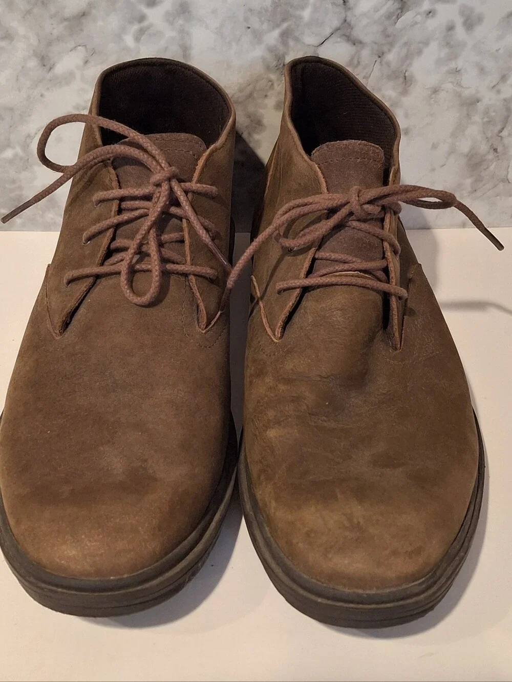 Timberland Sawyer Lane Waterproof Shoes Mens 11.5 US Brown Nubuck Chukka EUC